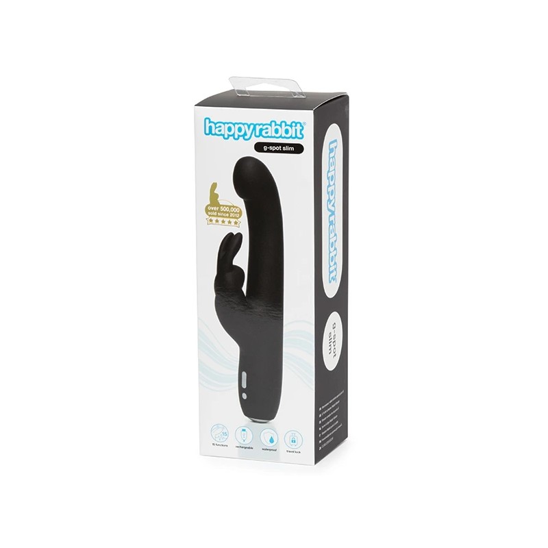 Wibrator - Happy Rabbit G-Spot Slim Black